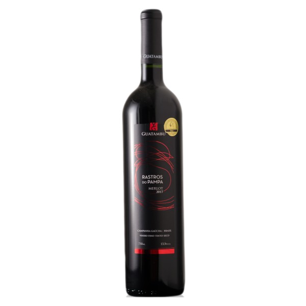 Vinho Guatambu Rastros do Pampa Merlot 750ml