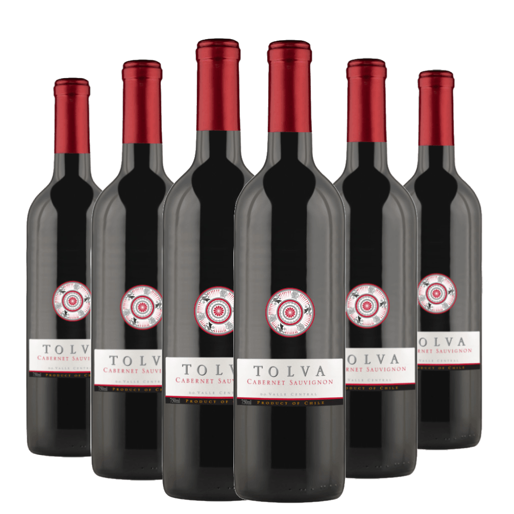 Kit 6 Garrafas Vinho Tolva Cabernet Sauvignon