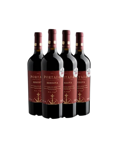 Kit 4 Portada Reserva Vinho Regional Lisboa