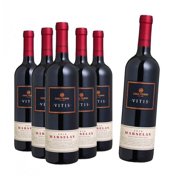 Pack 6 Vinho Casa Perini Vitis Marselan 750ml