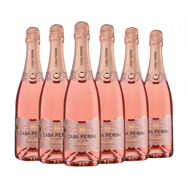 Pack 6 Espumantes Casa Perini Brut Rose 750ml
