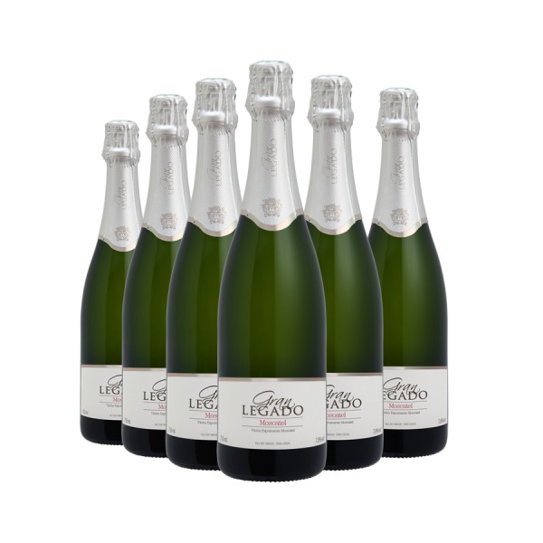 Pack 6 Espumantes Gran Legado Moscatel 750ml