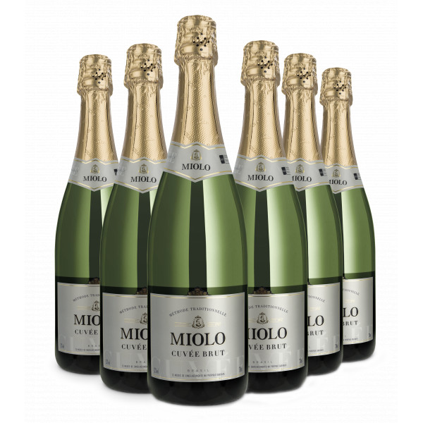 Pack 6 Espumantes Miolo Cuvée Tradition Brut 750ml