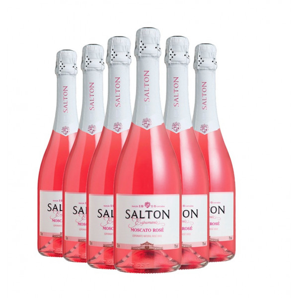 Pack 6 Espumantes Salton Moscato Rosé 750ml