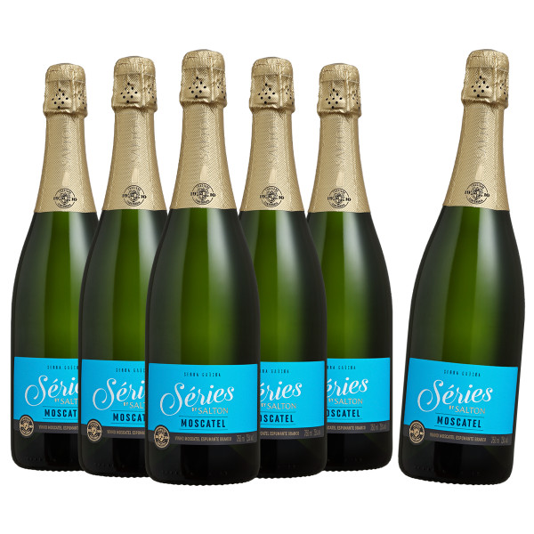 Pack 6 Espumantes Séries By Salton Moscatel 750ml