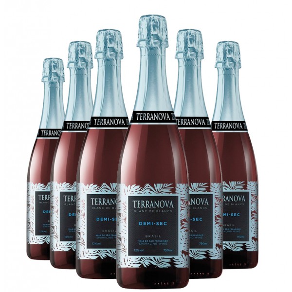 Pack 6 Espumantes Terranova Demi-Sec 750ml