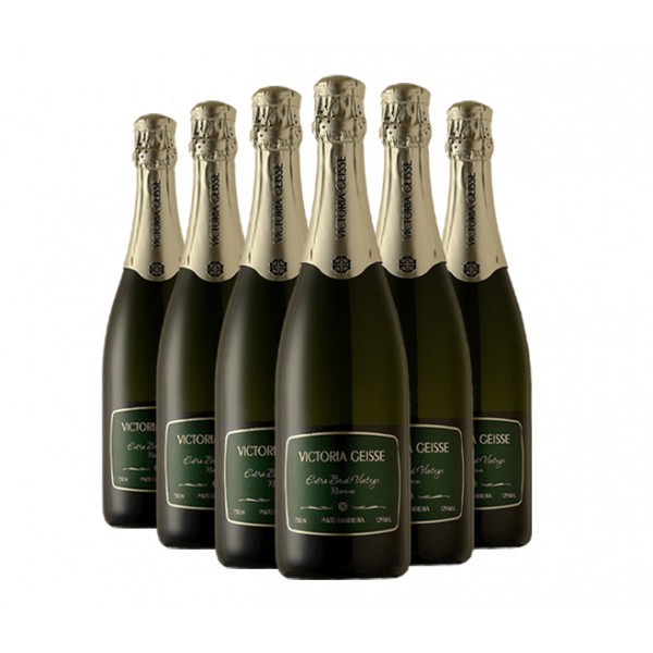 Pack 6 Espumantes Victoria Geisse Extra Brut Vintage Reserva 750ml