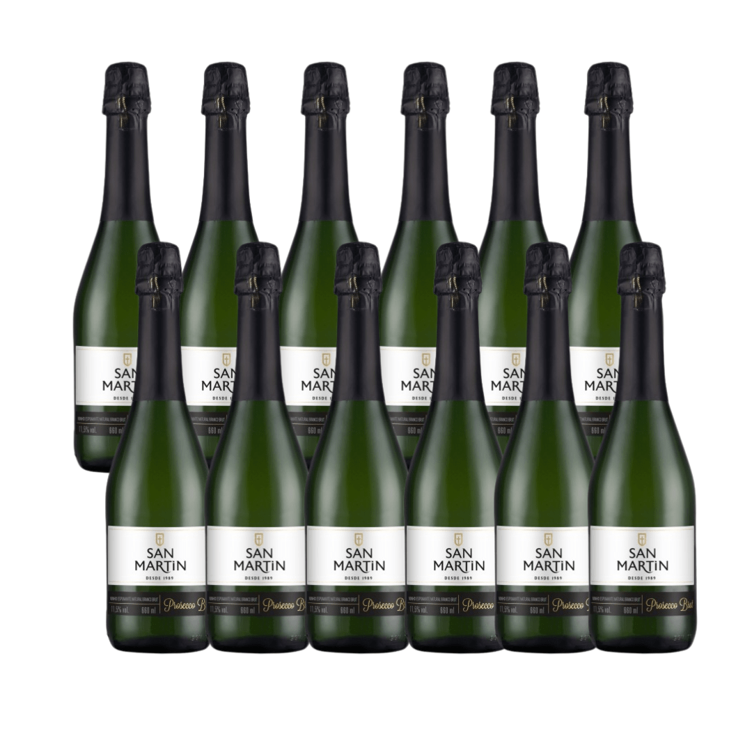 Pack 12 Espumantes San Martin Prosecco 660ml