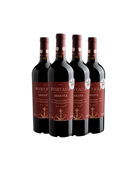 Kit 4 Portada Reserva Vinho Regional Lisboa