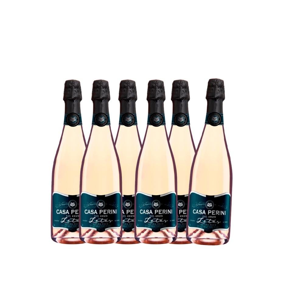 Pack 6 Espumantes Casa Perini Lotus 750ml